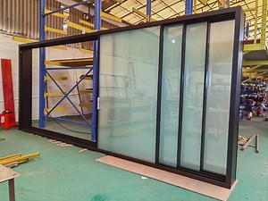 [Hot Item] Aluminum Slimline Aluminium Double Glazed Sliding Patio Doors