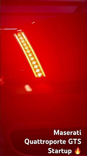 Engine sound of the 2012 Maserati Quattroporte GTS