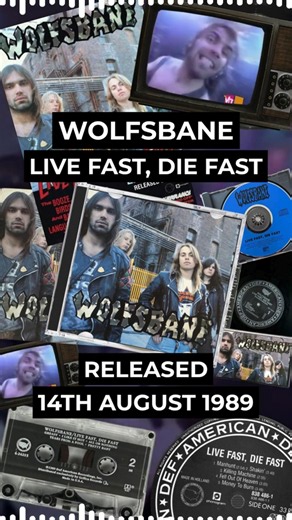 Wolfsbane - Live Fast, Die Fast #Wolfsbane #BlazeBayley #DefAmerican #RickRubin #Rock #Metal