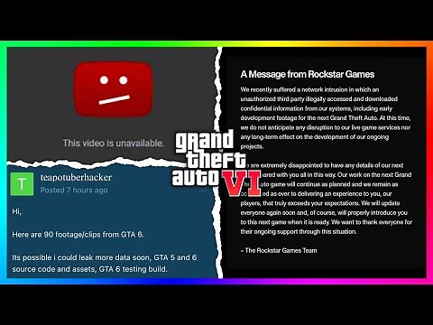 GTA 6 HACKED - The Complete Story (Gameplay Leaks Removed, Blackmail & Rockstar's Response)