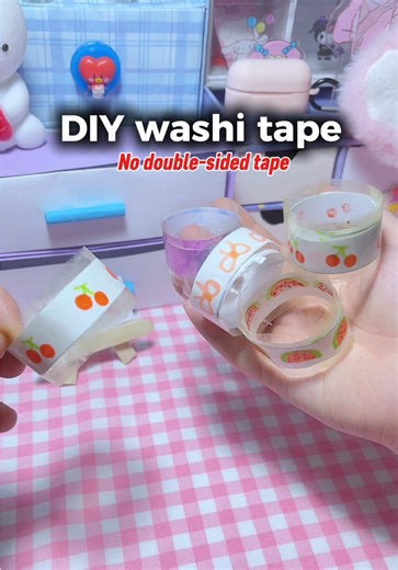 Cách Làm Washi Tape Không Cần Băng Keo 2 Mặt