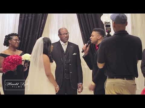 Groom Sings to Bride During Wedding Ceremony