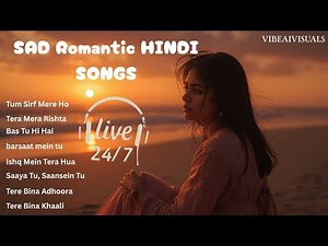 💔 LIVE 24/7 | Sad Hindi Songs That Will Break You Inside | Bollywood Heartbreak Loop