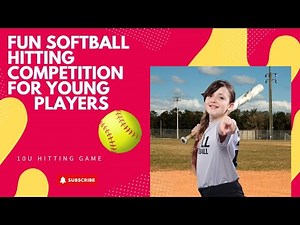 Fun Softball Game for Practice 🥎 Hitting Competition | Fun Youth Softball Drill