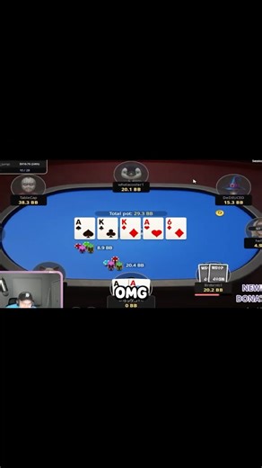 QUAD ACES in a WSOP Ring Event 😳🔥 #allin #wsop #poker