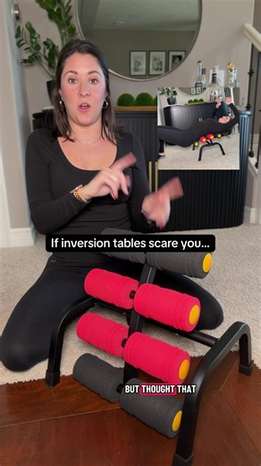 If inversion tables scare you, this mini inversion table is the safest way to start without flipping upside down. It’s compact, beginner friendly, and perfect for lower back stretches and glute activation — grab it before it’s gone. #MagicBBMini #workoutroutine #homefitnessfinds #workoutathome #newyearnewme