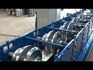 Water gutter roll forming machine, seamless gutter machine for sale