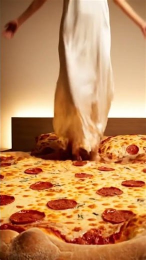 Pizza Bed ASMR Jump — Ultra-Realistic Cheese Compression & Soft Jiggle