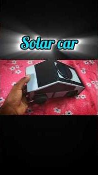 mini solar car 🚘✅ #car #mini #shortvideo #viral