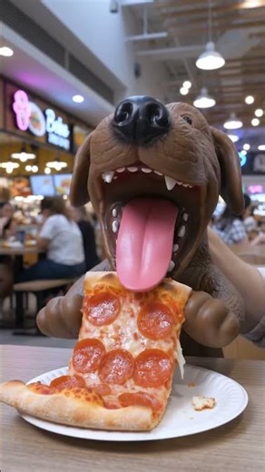 #funny dog eating pizza #memes