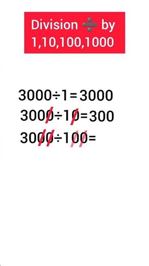 #shorts #mathstricks #division How to Divide Numbers by 1,10,100 and 1000 #mathlogic