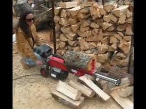 powerhouse log splitter review video how to