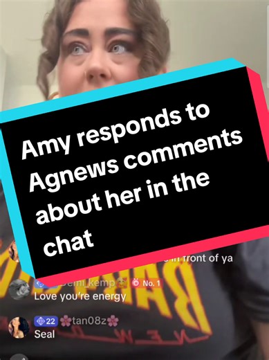 Amy Responds to Agnews Comments in the Chat