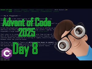 Advent of Code 2025 - Day 8 - Playground [C#]