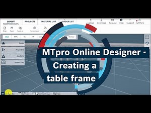 [EN] Bosch Rexroth: MTpro Online Designer HowTo Video – layout for a table design