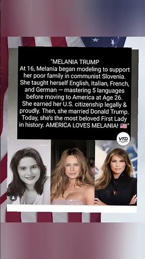 Tracing Melania Trump’s journey from modeling in Slovenia to America’s First Lady.MelaniaTrump