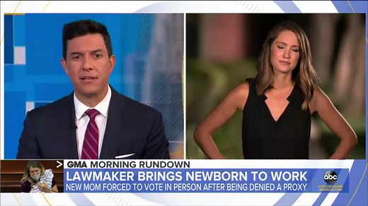 California lawmaker brings her baby to assembly floor vote