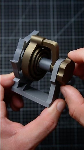 3D printed spring indexing mechanism