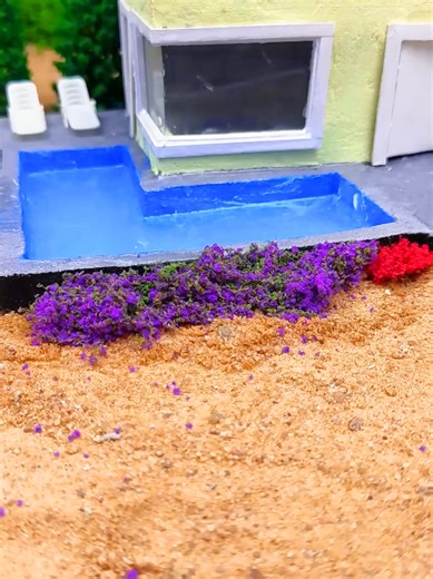 step by step build two mini buildings in one frame. #MiniatureArt #TinyHouseUSA #MiniBuilding #ForYouUSA #USATikTok