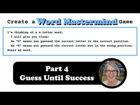 Create a Word Mastermind Game: TG14.4 Convert a String to Uppercase