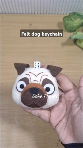 How to make felt dog cute #feltanimal #animals #diy #craft #tutorial #shorts