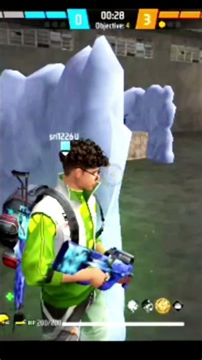 free fire cs 1 vs 4 shorts #001