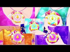 Star-Twinkle Pretty Cure group transformation but it's synced up