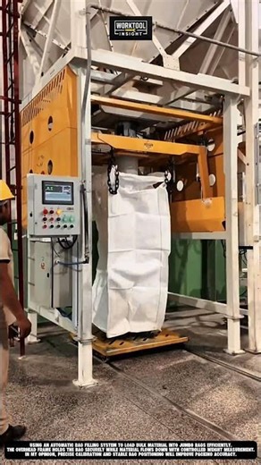 Automatic Bag Filling using Jumbo Packing Machine | best for Industrial Packaging #tool