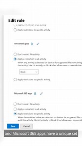 Create differentiated behavior and exceptions for defined app groups—unrestricted, block, or block with override. Set up Microsoft Purview Data Loss Prevention. Watch the full video here: https://youtu.be/hvqq8L_0kgI VIDEO SYNOPSIS: Protect sensitive data everywhere you create, view, and access information with one Data Loss Prevention policy in Microsoft Purview. From email, SharePoint and OneDrive accounts, to Microsoft 365 apps including Microsoft Teams, files managed on device endpoints for 