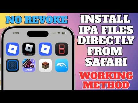 [NEW] Install IPA Files on iPhone & iPad Directly From Safari | No PC
