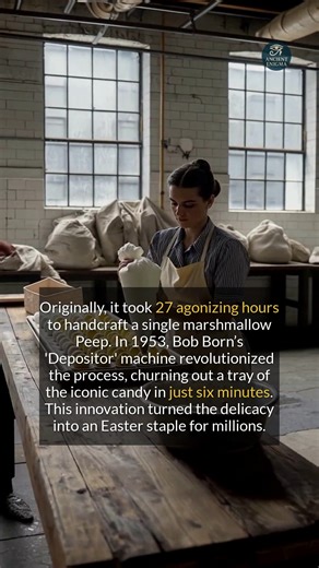 77K views · 501 reactions | The iconic Easter candy was born from a sweet technological revolution. | Ancient Enigma | Facebook