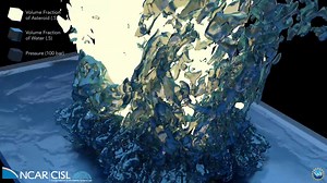 A movie that simulates 'If you have an asteroid collide with the ocean' with super high image quality of 4K · 60 fps is released