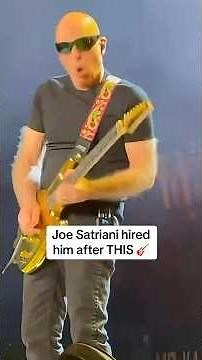 Joe Satriani Hired Him After THIS