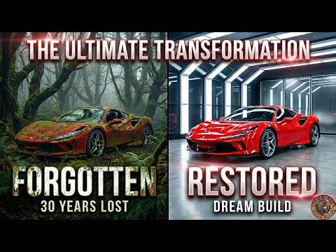 I Found A RARE Ferrari F8 Hidden In The Forest For 30 Years... (Restoration)