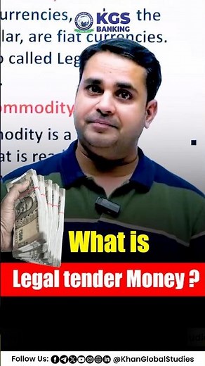 What is Legal Tender Money? | Easy Explanation with Examples 📚 #banking #legaltender #kgsbanking