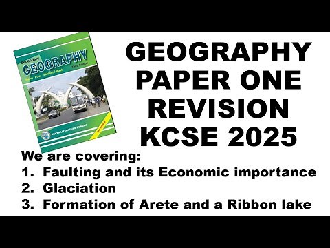 GEOGRAPHY PAPER ONE KCSE 2025