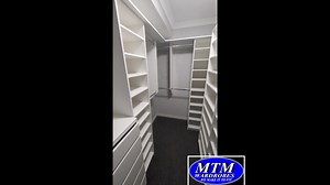 This is a walk-in wardrobe we installed recently. The builder's...