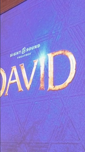 David, Sight and Sound Theater Branson Mo.