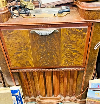 Zenith Console Record Player & Radio Premium Wood Cabinet, Model 9H081, 1940's | eBay