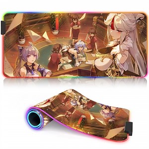 [Hot Item] Large Custom Keyboard Desk Mat Sublimation Blank RGB Gaming Mouse Pad