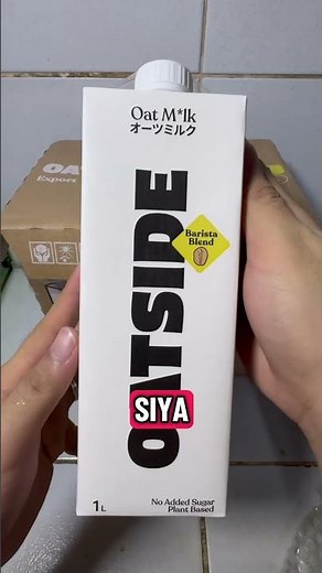 Oatside Oat Milk Barista Blend #oatside #oatmilk #oatmilklatte