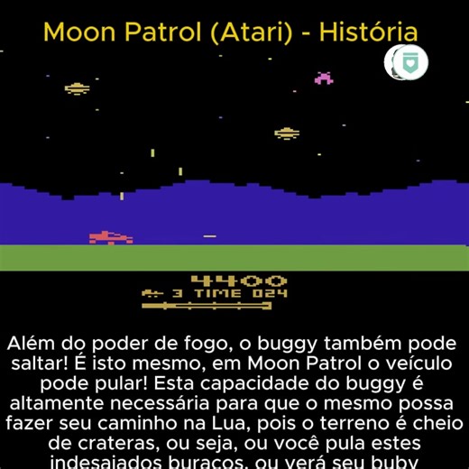 12K views · 383 reactions | Moon Patrol - Atari GAME 065 Moon...