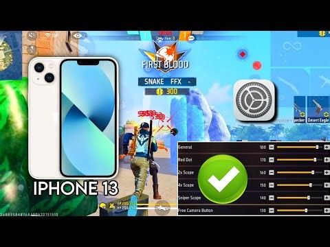 iPhone 13 free fire sensitivity setting ⚙️ | iPhone 13 free fire headshot setting ⚙️