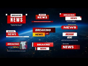 BEST 10 News Green Screen Titles | Breaking News Green Screen Titles (Part 11)