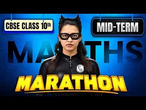 CBSE Class 10 Maths MID-TERM MARATHON | Complete Maths Revision | In Pure English