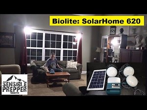 SHTF Solar Power Lighting! Biolite Solar home 620+ Review