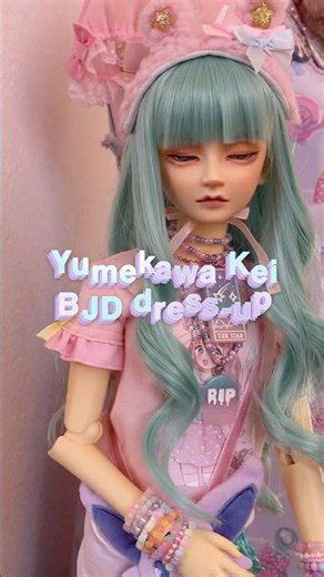 BJD DRESS-UP in Yumekawa Kei 🫧 #shorts