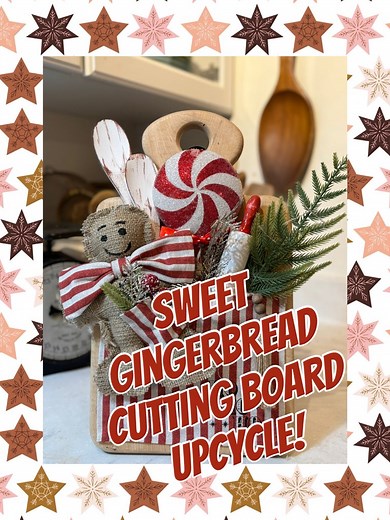 My favorite of all my gingerbread projects last week!! #HolidayDIY #gingerbreaddecor #ChristmasCrafts #VintageChristmasStyle #crafting | Daydream Believer Vintage & Chalk | Facebook