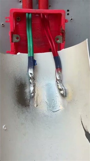 Professional Wire Splicing & Dip Soldering Method! ⚡🔧 #electrical #wiring #shorts