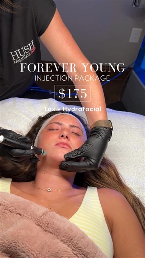 Forever Young Package! Tox Injections 💉 Signature Hydrafacial! Regular $499, now ONLY $175! Re-discover a more relaxed, rested & refreshed complexion with our NEW Injection Package! ✔️ Experienced Injector ✔️ Minimal Downtime ✔️ Tailored Treatment Signature Hydrafacial — Deep cleanse, exfoliation, dermaplaning, massage, peel & hydration in one treatment. ✨ Add Tox at just $4/unit (most need 25–30 extra units). It's not about changing who you are - but enhancing the beauty that's already there✨ 